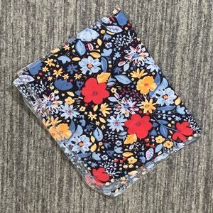 Lot‎ of 4 Handmade Baby Girls Burp Cloths Blue Red Floral Cotton Gift New